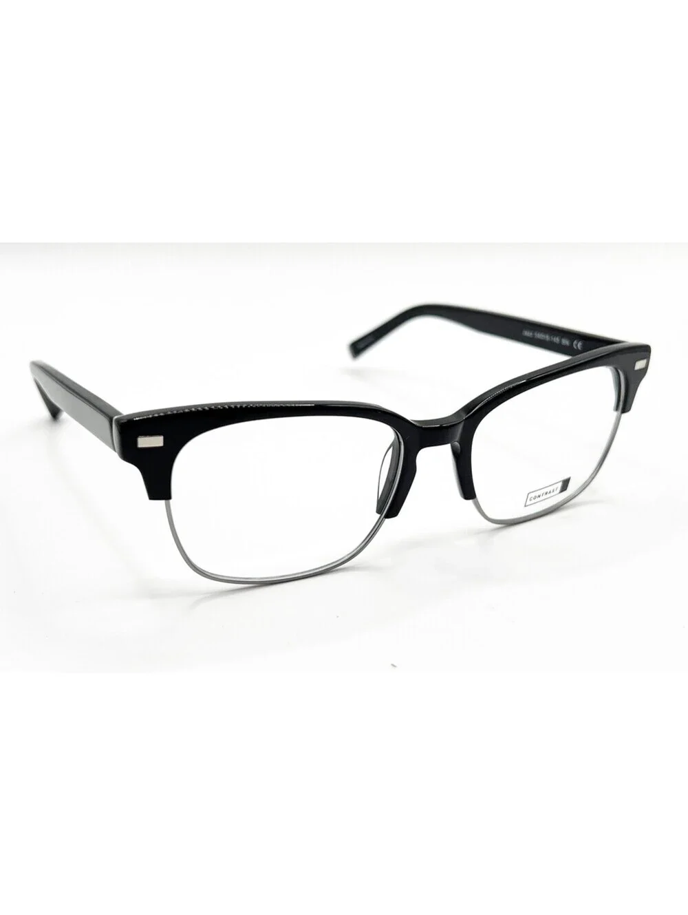Contrast Jazz Blk Black Authentic Eyeglasses 54-18-145